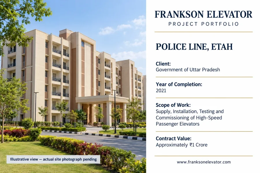 Project building: Police Line Etah, Uttar Pradesh