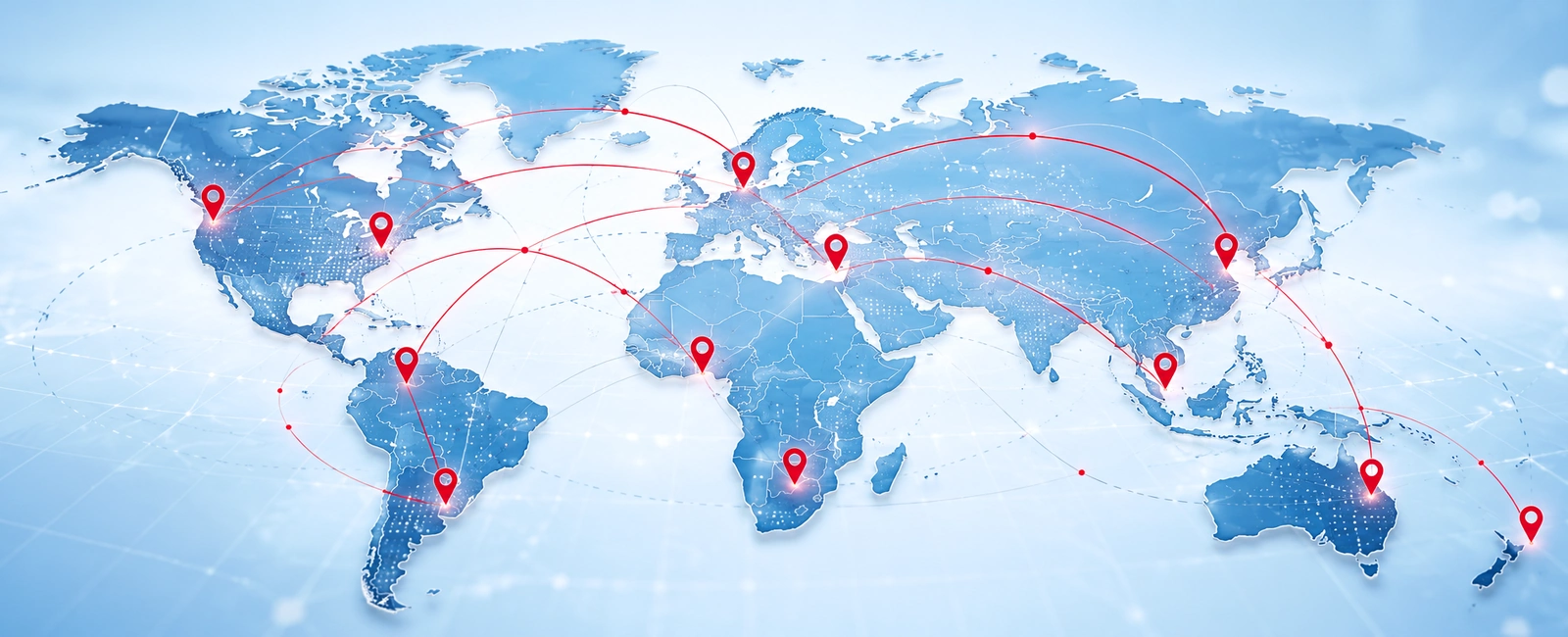 International business partnership network concept