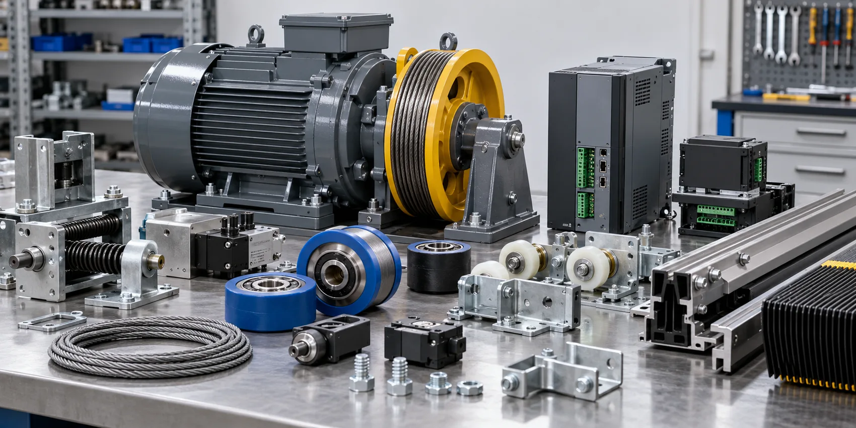 Concept illustration of spare parts